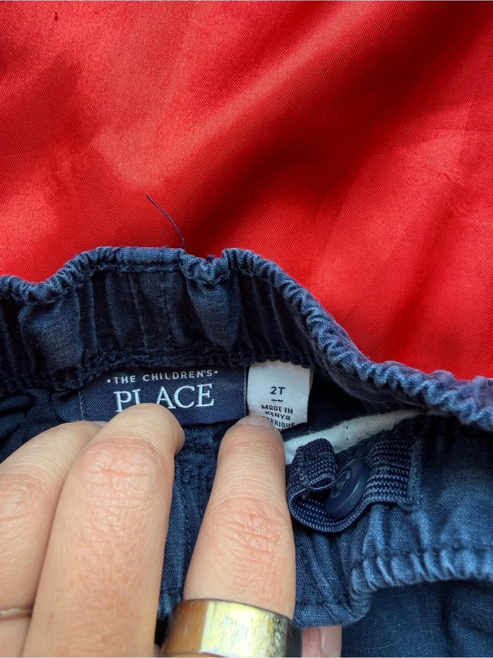 The Children's Place Kids Shorts - Tan, Navy, Light Blue, Brick Red size 2T